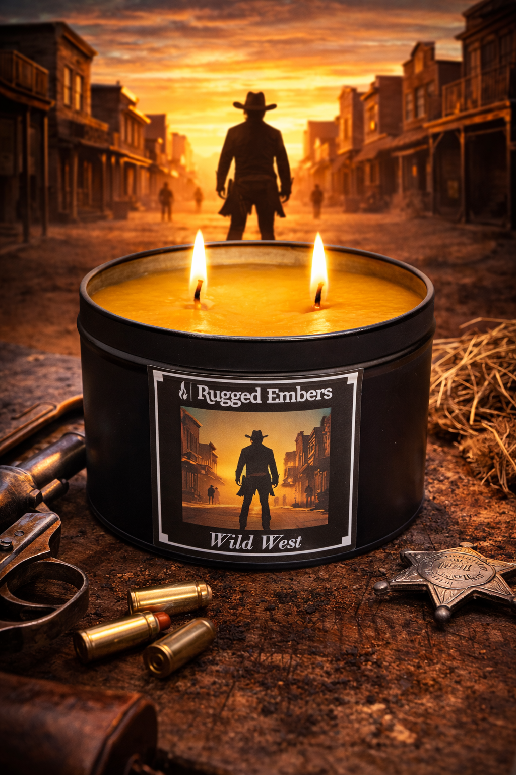 Wild West Candle